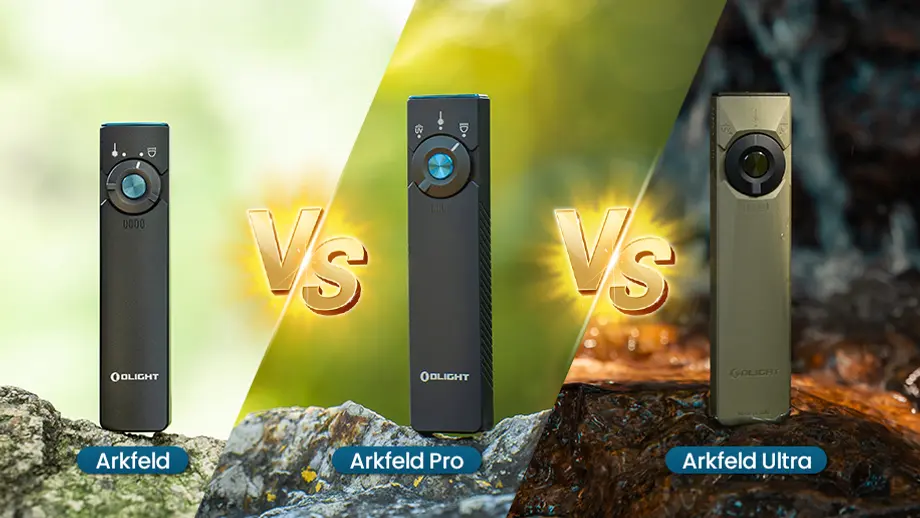เปรียบเทียบไฟฉาย Arkfeld 3 รุ่น! เลือกแบบไหนดีที่สุดสำหรับคุณ