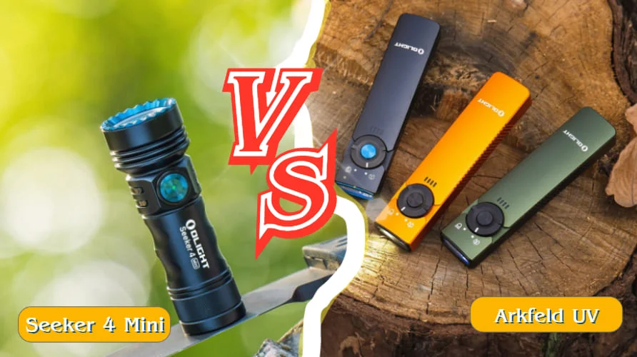 Seeker 4 Mini และ Arkfeld UV: ไฟฉายอเนกประสงค์