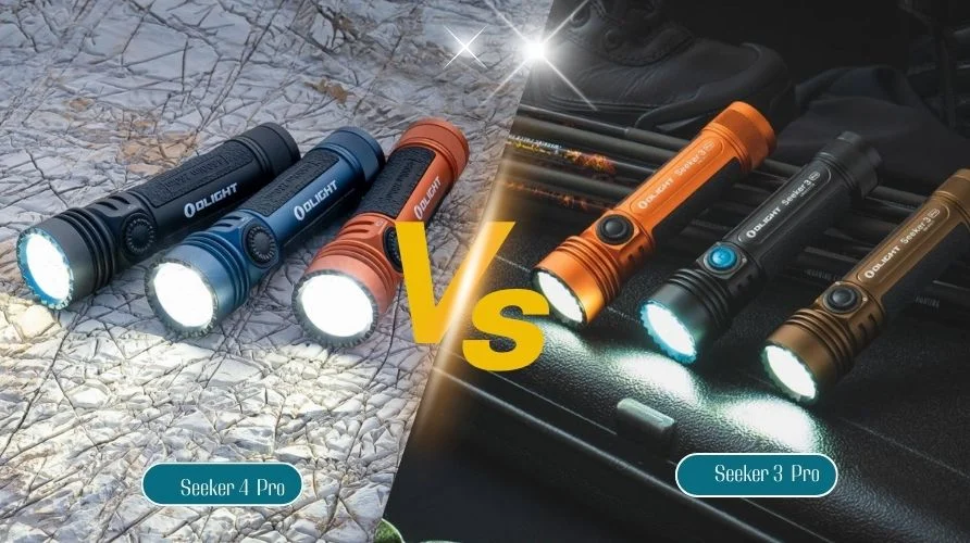 เปรียบเทียบไฟฉายยุทธวิธีแบบพกพา: Seeker 4 Pro Vs Seeker 3 Pro