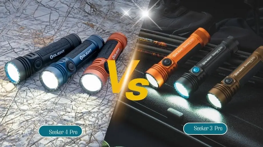 เปรียบเทียบไฟฉายยุทธวิธีแบบพกพา: Seeker 4 Pro Vs Seeker 3 Pro