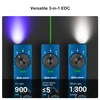 ไฟฉาย Olight 3-in-1 EDC: แสงยูวี 900mW, เลเซอร์เขียว, แสงขาว 1300 ลูเมน